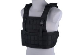 Light Laser-Cut Tactical Vest - Black