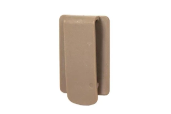 Lightbuck Card Button electronic marker - Dark Earth (pink light)