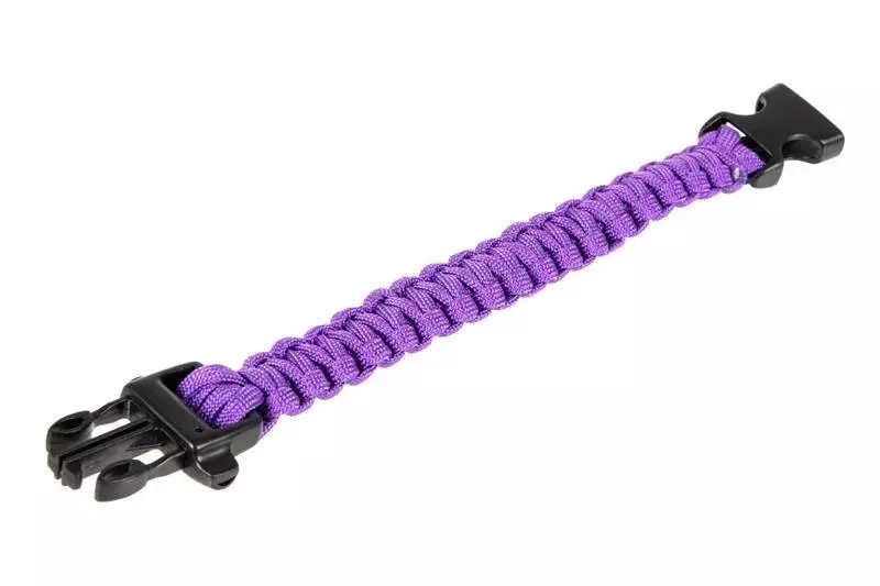 Bracelet de survie (fastex) - violet 