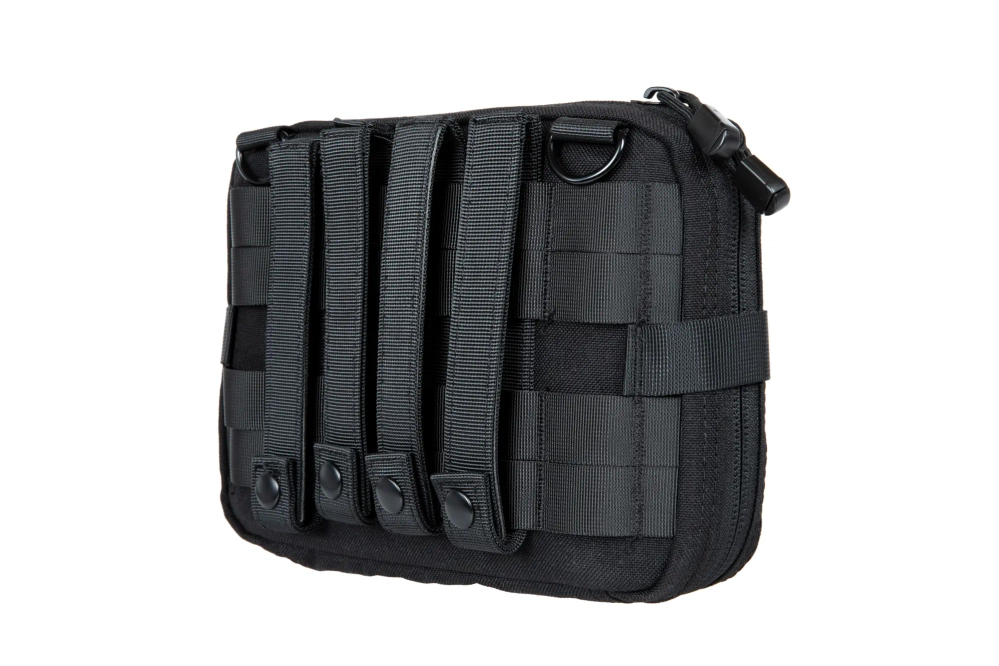 Duża kieszeń administracyjna z mapnikiem - Czarny