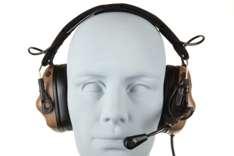 Earmor M32 MOD.4 actieve oorbescherming Coyote Bruin