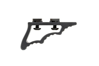 Aluminum CNC M-LOK Angled Forward Grip - Black