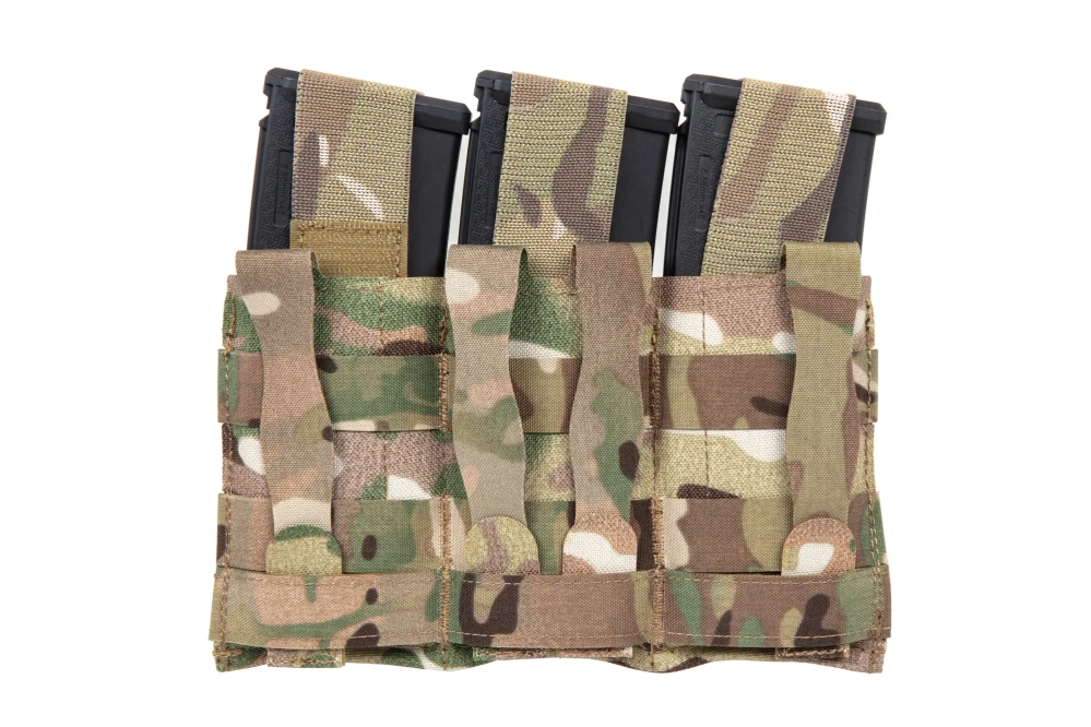 Portacargador triple con solapa Wosport MC