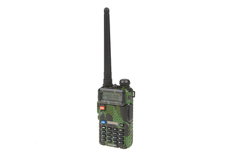 Baofeng UV-5R radio de mano de 2 canales - batería corta (VHF / UHF) - camuflaje