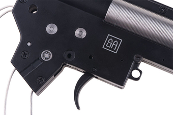 Complete Reinforced Gearbox V2 Mod2 with Electronic Contact (Rear-Wired) 