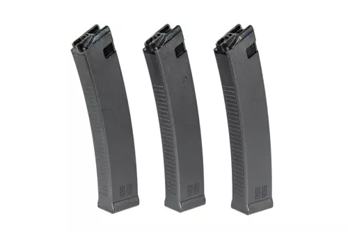 Juego de 3 cargadores de munición mid-cap con capacidad para 80 bolas para armas de airsoft KWA QRF Mod.1