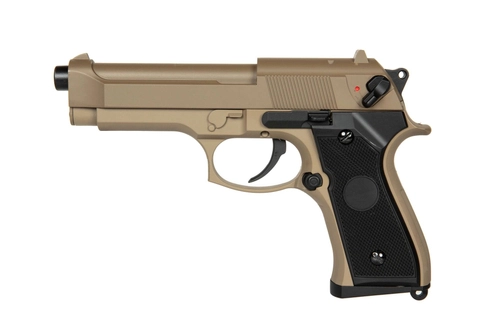 Replika elektrické pistole CM126 - Tan (s baterií)