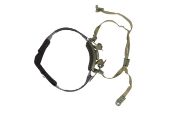 Helmet Webbing and Harness - Olive Drab