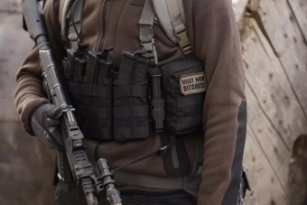 Otevřené trojité pouzdro pro zásobníky AK/M4/G36 - zelené rangerské barvy