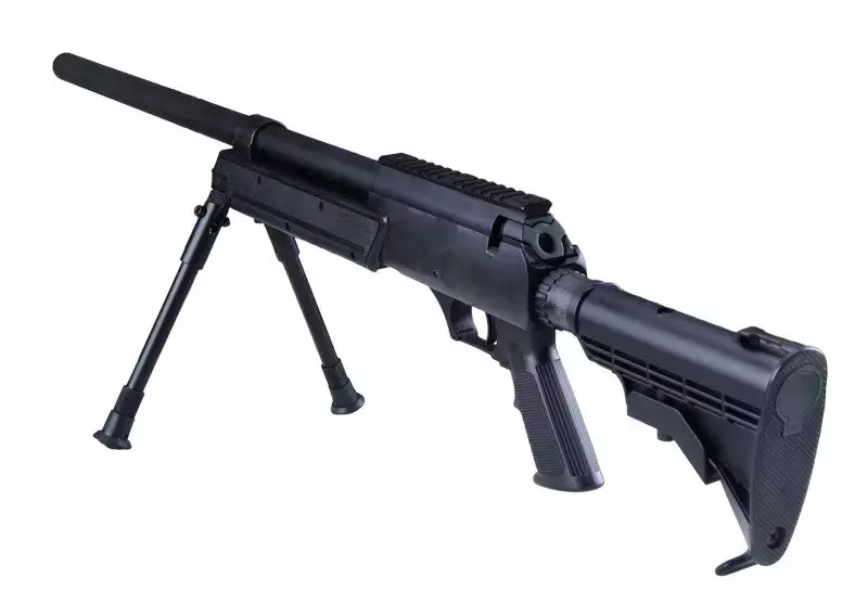 Francotirador de airsoft Well MB06A con bípode