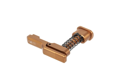 Aluminium Maxx Model Advanced type C magazine release for MTW M4 Flat Dark Earth replicas