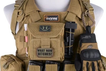 Administration panel with map pouch - sand