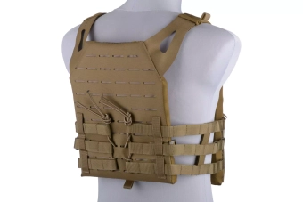 Gilet tactique jump Laser-Cut type - tan