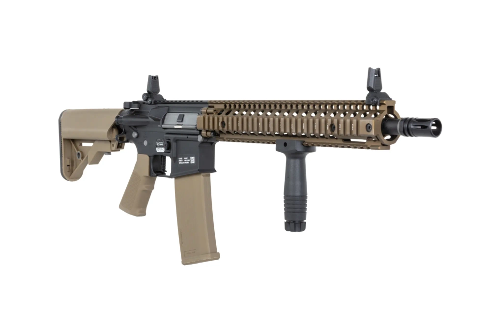 Specna Arms Daniel Defense® MK18 SA-P26 Prime™ Aster II ETU airsoft Carbine with Single Fire Only Chaos Bronze Brushless Motor