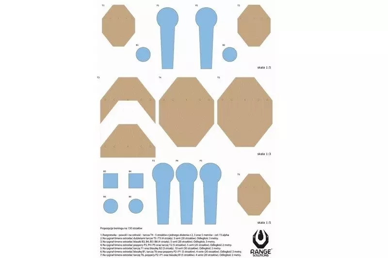 Tarcze strzeleckie One Target - 50 szt. (karton)