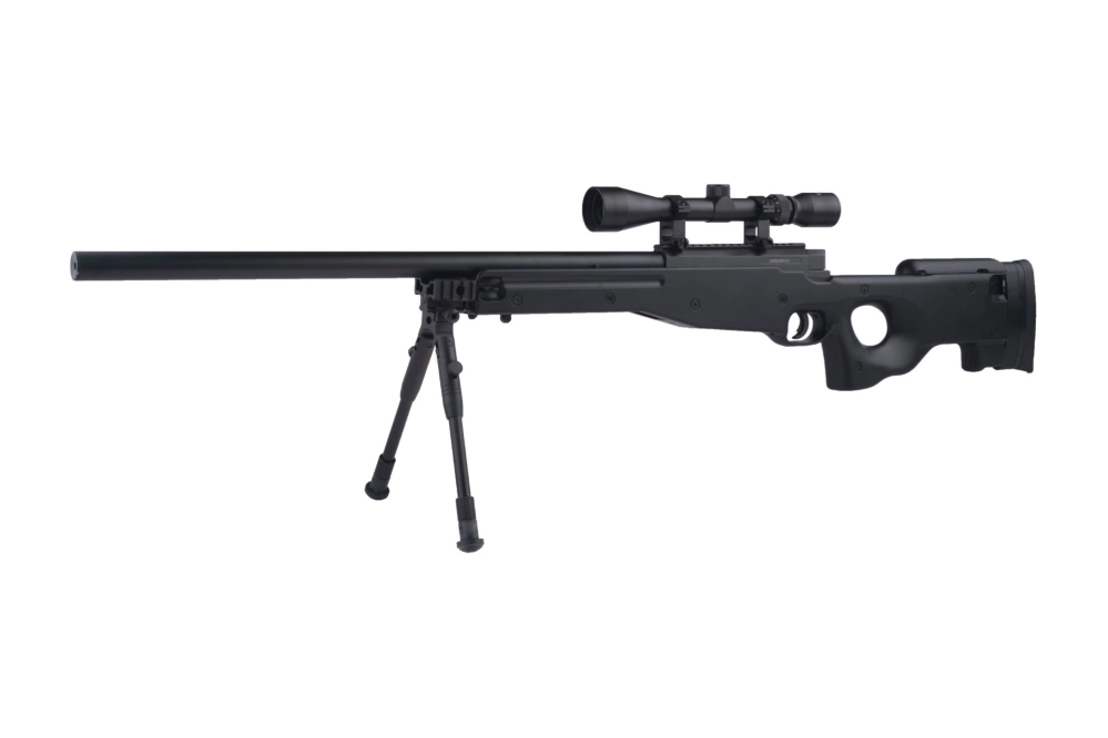 Airsoftová odstřelovací puška Warrior I UPV (s optikou)
