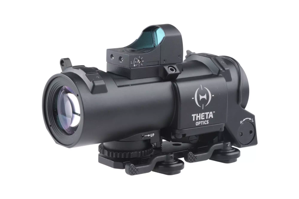 4x32E spotting scope met minicollimator - zwart