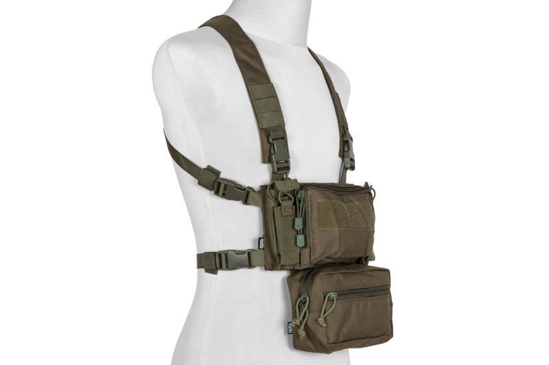 Rychlá vesta Chest rig II PLUS - olivově zelená