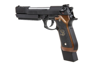 Pistolet ASG WE GP331 BIOHAZARD - Mod. B. Burton Brown Grip (Single only)