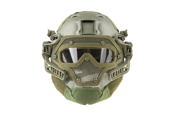 FAST Gunner Helmet (BJ) Replica - Olive Drab