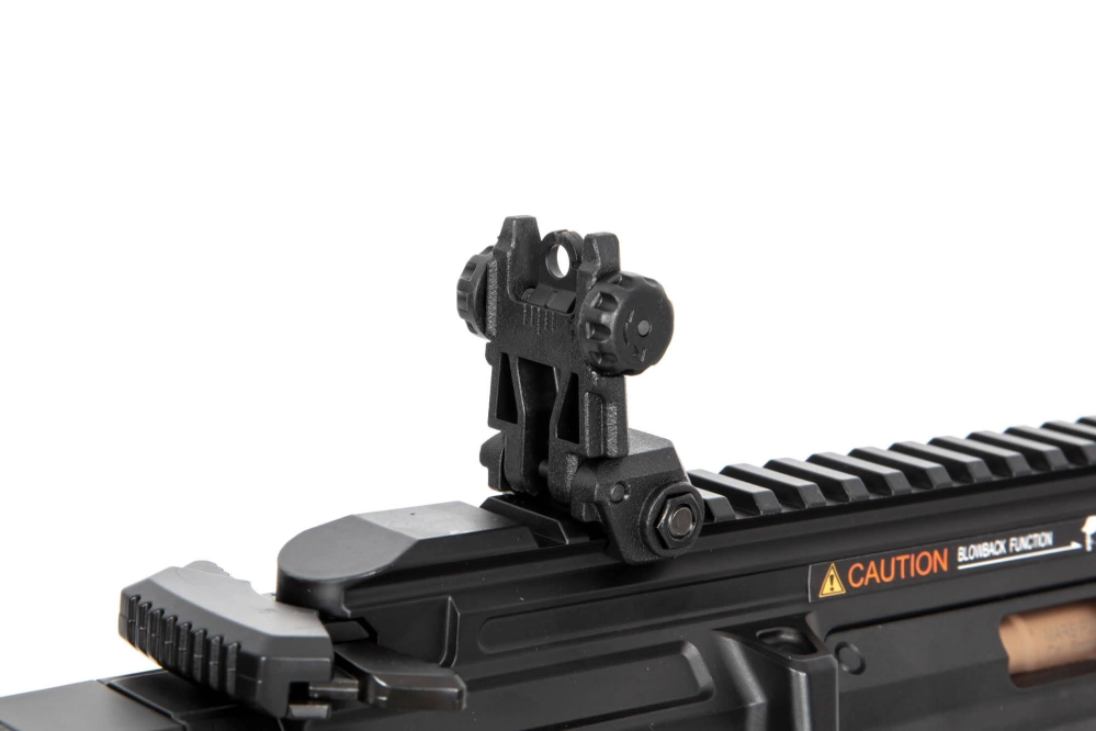 Pistolet mitrailleuse airsoft CXP-MARS PDW9 - noir