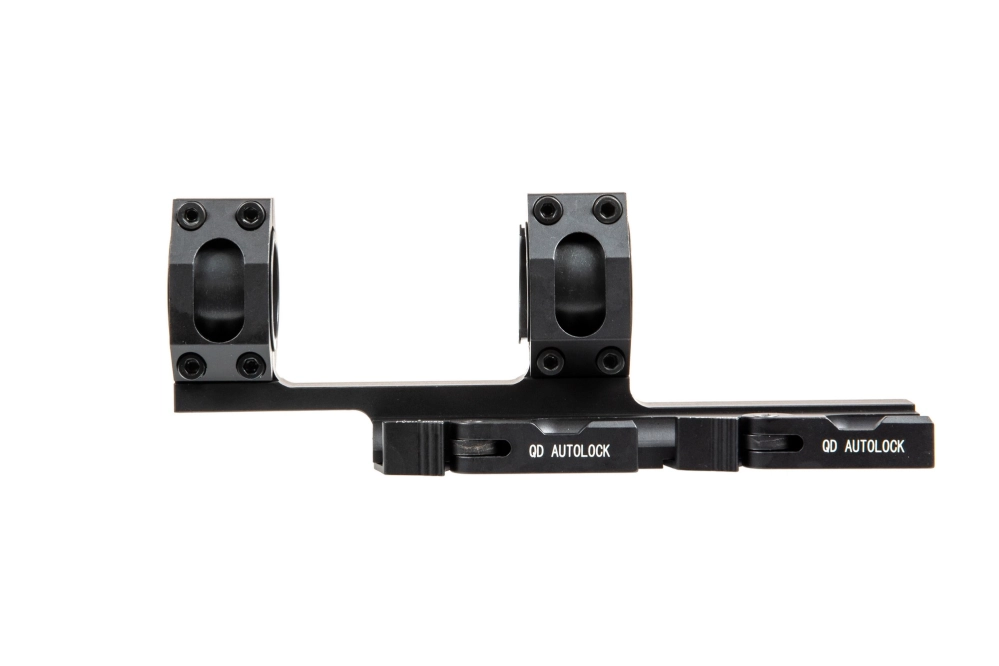 Montage lunettes d'approche 25.4-30mm Tactical Top Rail Extend - noir