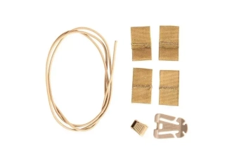 Rubber cord for helmets - Dark Earth