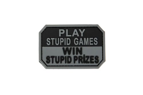 PVC Patch -  Play Stupid