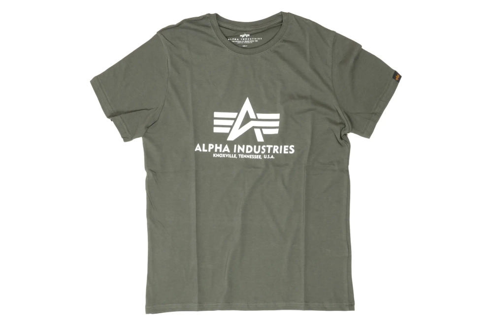 Alpha Industries Basic Donker Olijf T-Shirt