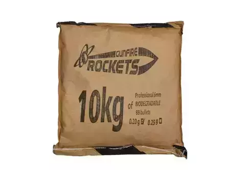 Bolas biodegradables 0.20g Rockets Professional 10 kg