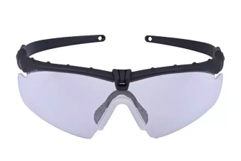 Gafas tácticas - Negro/Transparente