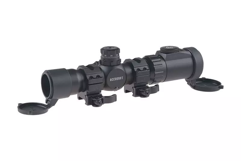 Visor AccuShot CQB de 1-4,5x28 puntos circulares