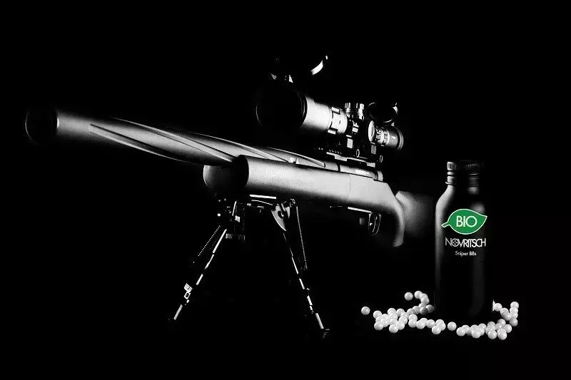 Sniper 0.36g BIO BBs - 555 BB Bottle
