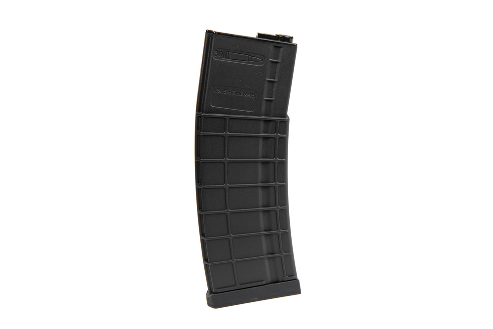 Long Mid-Cap 200 BB Magazine for M4/M16 Replicas - Black