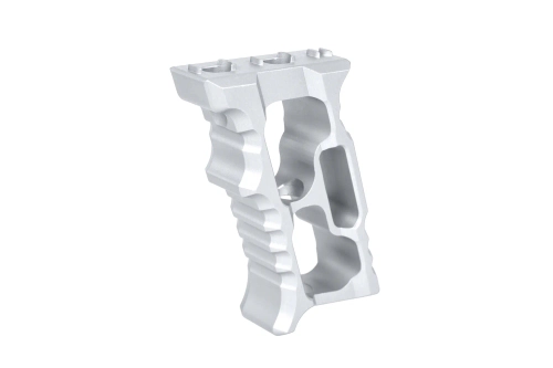 Aluminium angle grip TD Minivert for KeyMod/M-LOK Silver