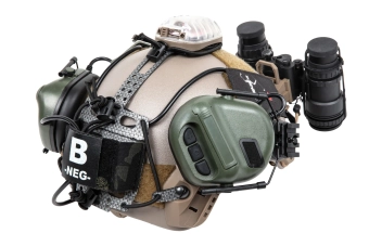 Pokrowiec na baterię NVG na hełm Wosport typu Bridge Lightweight Ranger Green