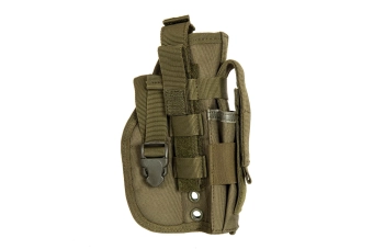 Holster universel avec pochette pour chargeur - Olive