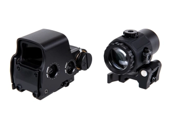 WADSN type XTO collimator set met loep type T43 Zwart