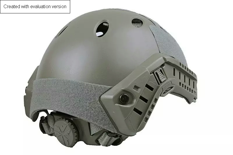 Airsoftová zbraň přilbau X-Shield FAST PJ - zelená barva listů