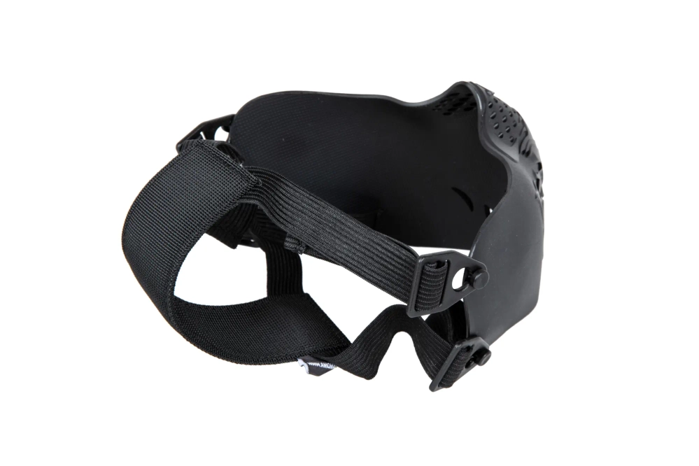 Máscara de polímero "estilo Ferro - Negro