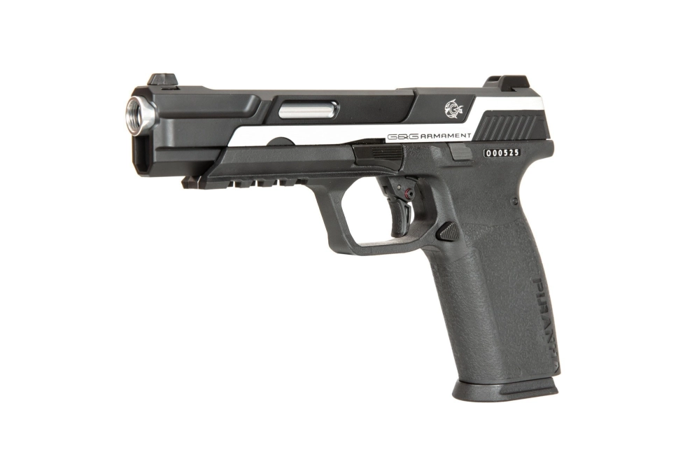 Piranha MK I pistol replica - silver