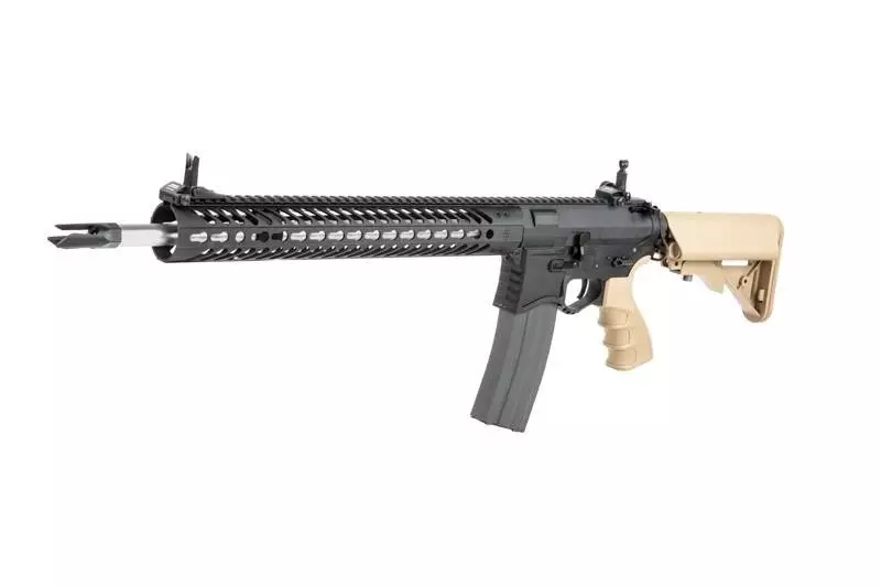 Airsoftová zbraň puškaaR15 SBR8 SP223 - černá/tan
