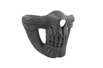 Máscara Cráneo - Carbono