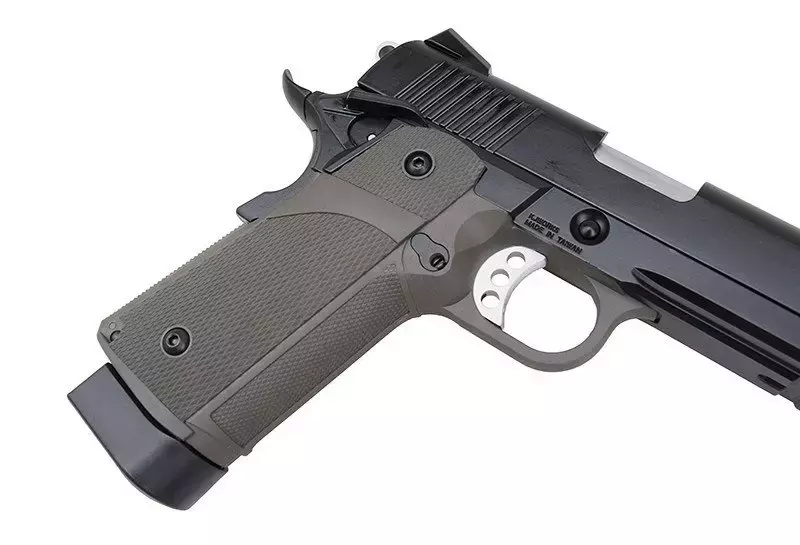Airsoft pistole KP-05 (CO2) - olivově zelená 