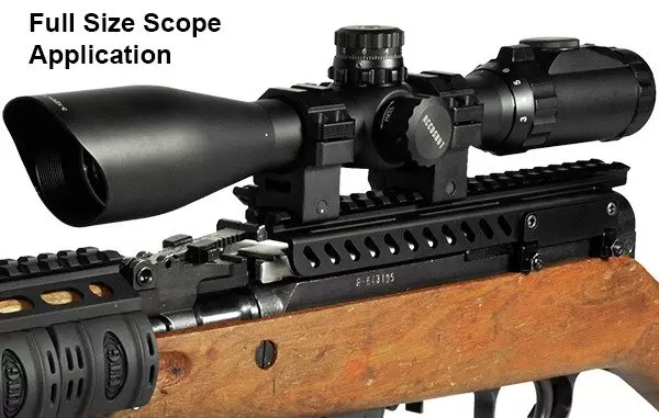 Kryt komory SKS s 22mm RIS lištou - černý
