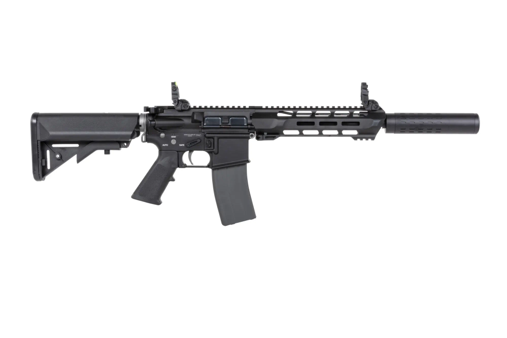 Karabina airsoft SRC DUAL POWER SR4 ZAROS-S GBB se zásobníkem na green gas