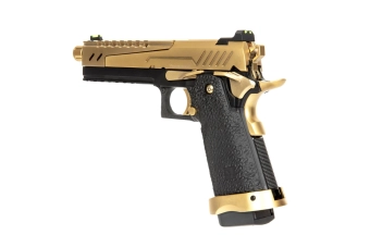 Airsoft pistole Hi-capa 5.1 Split Slide - zlatá / černá