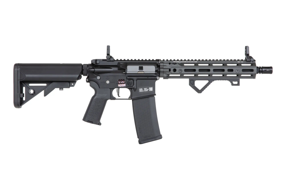 Fusil de airsoft Specna Arms Daniel Defense® RIS III 10,5'' SA-P27 PRIME™ Aster II ETU con motor brushless Gris