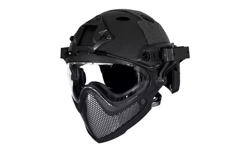 FAST PJ Piloteer II répliques de casque - Noir