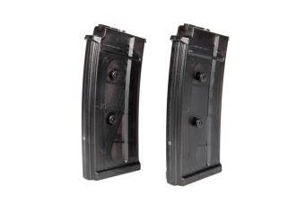 Set of 2 Mid-Cap 100 BB Magazines for SIG552 Replica